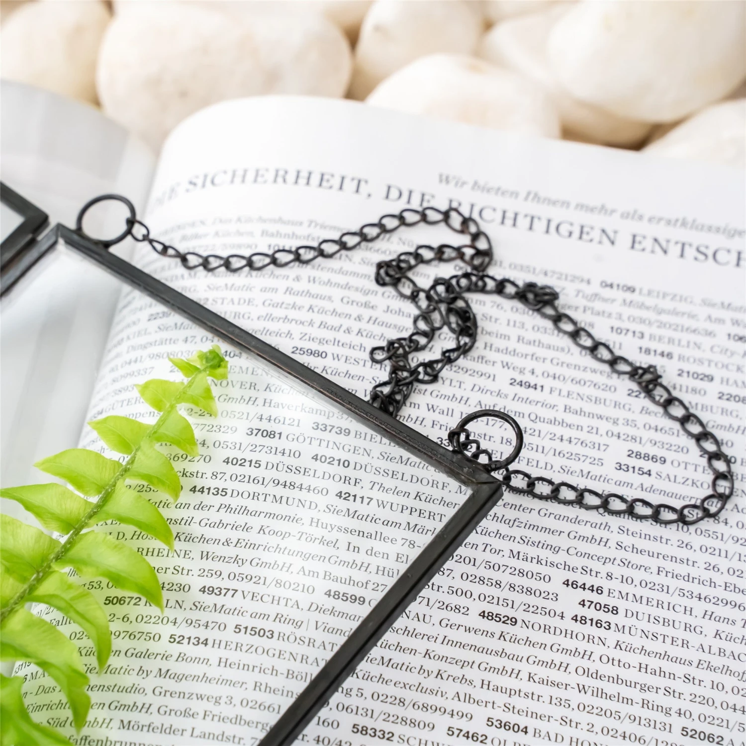 Hanging 4x9 Inches Black Long Herbarium Painted Brass Glass Frame For Pressed Flowers Dried Flowers 6 Hanging 4x9 Inches Black Long Herbarium Painted Brass Glass Frame For Pressed Flowers Dried Flowers - Image 4