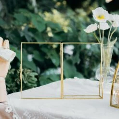 NCYP 5" X 7" Tabletop Gold Brass Rectangle Glass Artwork Photo Picture Display Frame -Ncyp Garden Store 20190315010 7 b01d7282 a2f1 43b1 b6df 3463765d2cd0