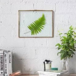 Custommade Order For Mhamdan 9x11" Brass And Double Glass Frame， 4 Units -Ncyp Garden Store 20190619001 4