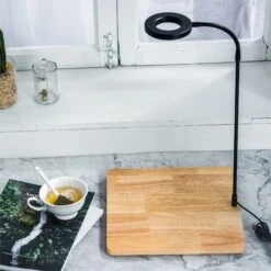 NCYP Tabletop Natural Wood Board LED Succulents Grow Light Display Indoor 2prong 7W For Geometric Glass Terrarium Succulent Fern Bonsai -Ncyp Garden Store 20190806002 1 25000829 6daa 40fb 99d4 a63a1ea54d2d