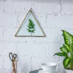 Hanging Triangle Herbarium Brass Glass Frame For Pressed Flowers Dried Flowers Poster -Ncyp Garden Store 20190905010 1 ac108fe0 7e12 42cf a999 c98f2b7e28e7