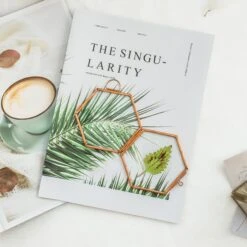 Hanging Small Pink Hexagon Herbarium Copper Glass Frame For Pressed Flowers Dried Flowers -Ncyp Garden Store 20190905012 2