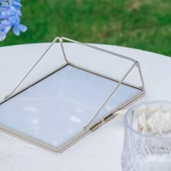 Silver Brass Tabletop Vintage Frame Geometric Ornament Plant Specimen Clip Modern Decor Card Holder 5X7" Reception 41 Silver Brass Tabletop Vintage Frame Geometric Ornament Plant Specimen Clip Modern Decor Card Holder 5X7" Reception -Ncyp Garden Store 20221229004 16