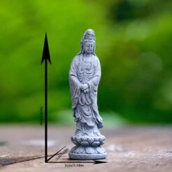 Buddha Bodhisattva Miniature Figurines（standing Bodhisattva ） For Terrarium, Bonsai, Miniature, Aquarium, Micro Landscape,