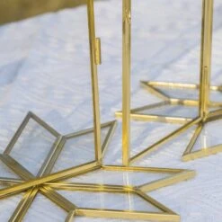 Geometric Gardenia Garden Gold Glass And Brass Wedding Table Number Holder, Pressed Flower Frame 38 Geometric Gardenia Garden Gold Glass And Brass Wedding Table Number Holder, Pressed Flower Frame -Ncyp Garden Store 290A0419
