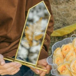 Geometric Gardenia Garden Gold Glass And Brass Wedding Table Number Holder, Pressed Flower Frame 31 Geometric Gardenia Garden Gold Glass And Brass Wedding Table Number Holder, Pressed Flower Frame -Ncyp Garden Store 290A0621