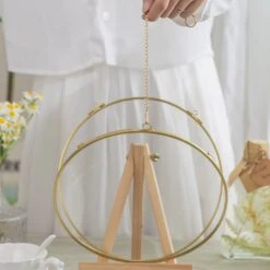 Wall Hanging Round 8" Herbarium Brass Glass Frame For Thick Pressed Flowers, Dried Flowers, Poster, Coin, Double Glass, Floating Frame 29 Wall Hanging Round 8" Herbarium Brass Glass Frame For Thick Pressed Flowers, Dried Flowers, Poster, Coin, Double Glass, Floating Frame -Ncyp Garden Store 290A2667