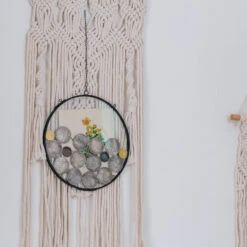 NCYP Glass Coin Organizer Holder For Morgan Silver Dollar Coin - Wall Hanging Display Frame - Round 8" Glass Floating Herbarium For Dried Flowers - Home Decor, Black -Ncyp Garden Store 290A2960