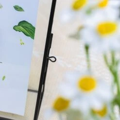 Modern Black Table Number Holder, 5X7'' Photo Picture Frame, For Outdoor Garden Wedding, Bridal Shower -Ncyp Garden Store 290A3115