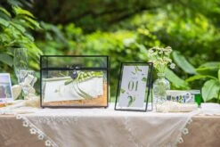 Modern Black Table Number Holder, 5X7'' Photo Picture Frame, For Outdoor Garden Wedding, Bridal Shower -Ncyp Garden Store G01A1574