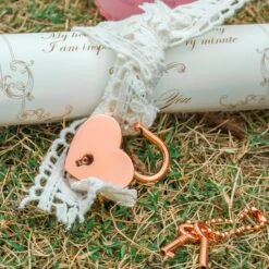 US Rose Gold Pink Pure Copper Standard Large Geometric Glass Card Box Terrarium With Slot, Lock, Handmade For Wedding Reception Wishwell -Ncyp Garden Store G01A1796