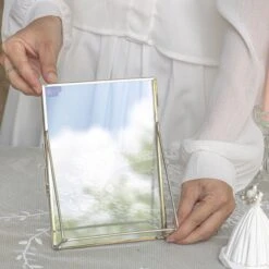 Silver Brass Tabletop Vintage Frame Geometric Ornament Plant Specimen Clip Modern Decor Card Holder 5X7" Reception 28 Silver Brass Tabletop Vintage Frame Geometric Ornament Plant Specimen Clip Modern Decor Card Holder 5X7" Reception -Ncyp Garden Store G01A2694 00467473 10fa 45e3 91b1 23d7cd9707d7