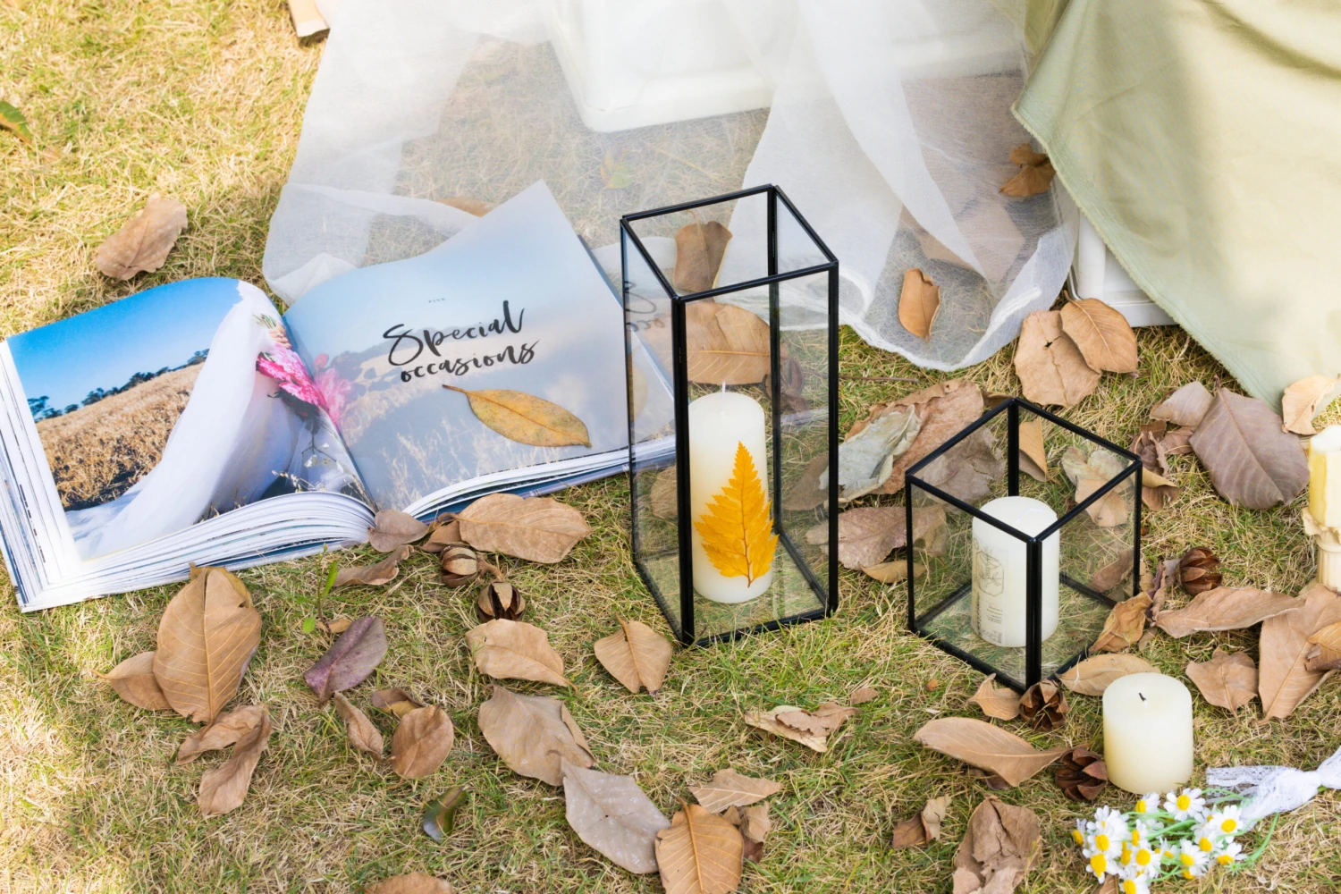 Tall Handmade Black Glass Candle Holder, Square, 9.8" Tall 12 Tall Handmade Black Glass Candle Holder, Square, 9.8" Tall - Image 11