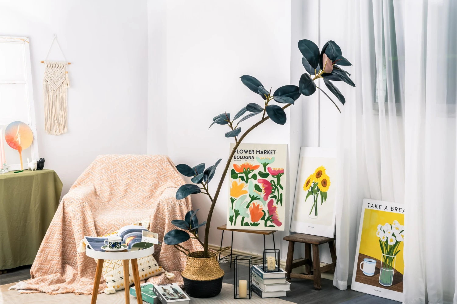 NCYP Artificial Rubber Tree, Rubber Fig, Rubber Bush 5.9FT (70.8 Inches) Tall Faux Plant For Home Office Decor, Indoor Fake Potted Ficus Elastica Tree With Plastic Pot And Rattan Woven Basket 13 NCYP Artificial Rubber Tree, Rubber Fig, Rubber Bush 5.9FT (70.8 Inches) Tall Faux Plant For Home Office Decor, Indoor Fake Potted Ficus Elastica Tree With Plastic Pot And Rattan Woven Basket - Image 11