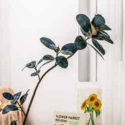 NCYP Artificial Rubber Tree, Rubber Fig, Rubber Bush 5.9FT (70.8 Inches) Tall Faux Plant For Home Office Decor, Indoor Fake Potted Ficus Elastica Tree With Plastic Pot And Rattan Woven Basket 26 NCYP Artificial Rubber Tree, Rubber Fig, Rubber Bush 5.9FT (70.8 Inches) Tall Faux Plant For Home Office Decor, Indoor Fake Potted Ficus Elastica Tree With Plastic Pot And Rattan Woven Basket -Ncyp Garden Store G01A5280