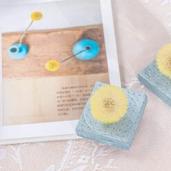 Yellow Presered Dandelion Set 3 Pcs Dried Flowers, DIY Material For Bouquet -Ncyp Garden Store G01A6044 2