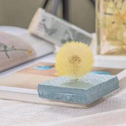 Yellow Presered Dandelion Set 3 Pcs Dried Flowers, DIY Material For Bouquet -Ncyp Garden Store G01A6047 2