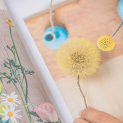 Yellow Presered Dandelion Set 3 Pcs Dried Flowers, DIY Material For Bouquet -Ncyp Garden Store G01A6056