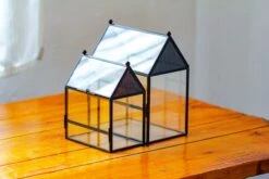 NCYP Simplified House Shape Glass Geometric Terrarium, With Side Door, With Mesh Vent Holes For Small Insects Pet -Ncyp Garden Store IMG 2239 95970cc6 4a1e 44c3 a09e d821cd225bbe