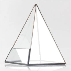 Handmade Pyramid Geometric Glass Terrarium For Succulent Fern Moss Airplants Cacti 22 Handmade Pyramid Geometric Glass Terrarium For Succulent Fern Moss Airplants Cacti -Ncyp Garden Store product image 376238891