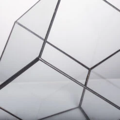 Handmade Cube Black Glass Geometric Terrarium Container For Moss Fen Succulents 16 Handmade Cube Black Glass Geometric Terrarium Container For Moss Fen Succulents -Ncyp Garden Store product image 462966537