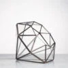 Handmade Diamond Open Glass Geometric Terrarium For Succulents Moss Fern Cacti