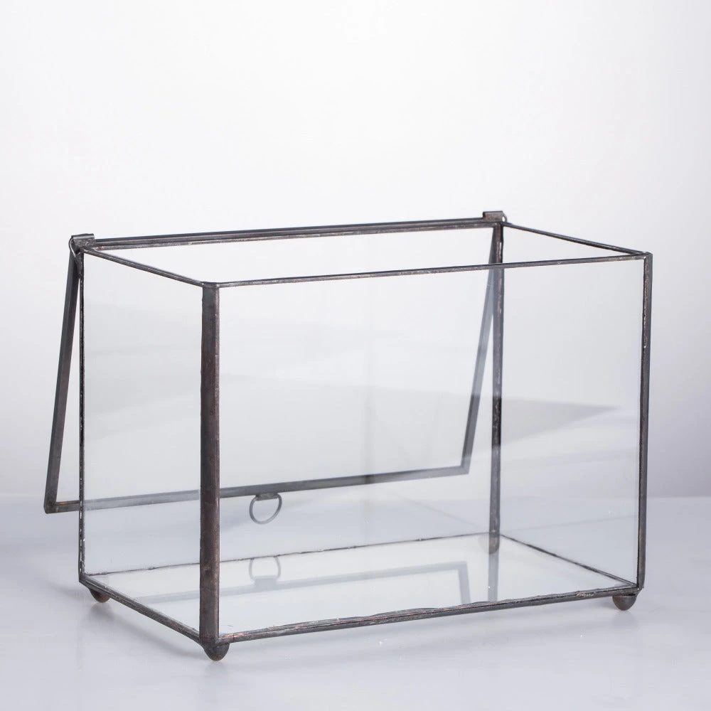 Handmade Rectangle Clear Glass Geometric Terrarium Box For Succulents Fern Moss Plant Flower 10 Handmade Rectangle Clear Glass Geometric Terrarium Box For Succulents Fern Moss Plant Flower - Image 8