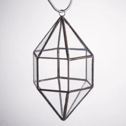 Handmade Hanging Cone Shape Glass Geometric Terrarium For Succulent Fern Moss 15 Handmade Hanging Cone Shape Glass Geometric Terrarium For Succulent Fern Moss -Ncyp Garden Store product image 499880424
