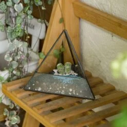 Handmade Small Pyramid Glass Geometric Terrarium For Ring Box Moss Cacti 20 Handmade Small Pyramid Glass Geometric Terrarium For Ring Box Moss Cacti -Ncyp Garden Store product image 574378747