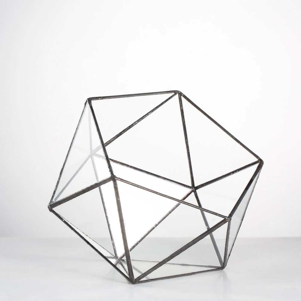 Handmade Bowl Shape Geometric Glass Terrarium For Garden Plants Succulents Moss Airplants 3 Handmade Bowl Shape Geometric Glass Terrarium For Garden Plants Succulents Moss Airplants