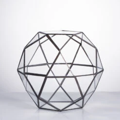 Handmade Triangular Pentagon Mix 32-Sides Clear Glass Geometric Centerpiece Terrarium For Succulents 19 Handmade Triangular Pentagon Mix 32-Sides Clear Glass Geometric Centerpiece Terrarium For Succulents -Ncyp Garden Store product image 594319623