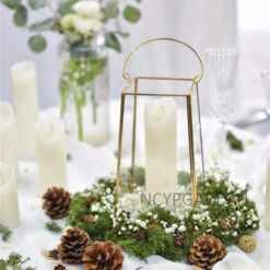 Handmade Copper Gold Echelon Geometric Glass Terrarium Holder Lantern Hanging Wall For Wedding 18 Handmade Copper Gold Echelon Geometric Glass Terrarium Holder Lantern Hanging Wall For Wedding -Ncyp Garden Store product image 611131290