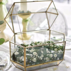 Handmade Large Geometric Glass Wedding Card Box Gift Card Box Keepsake Recipe Reception Envelope 31 Handmade Large Geometric Glass Wedding Card Box Gift Card Box Keepsake Recipe Reception Envelope -Ncyp Garden Store product image 616006248