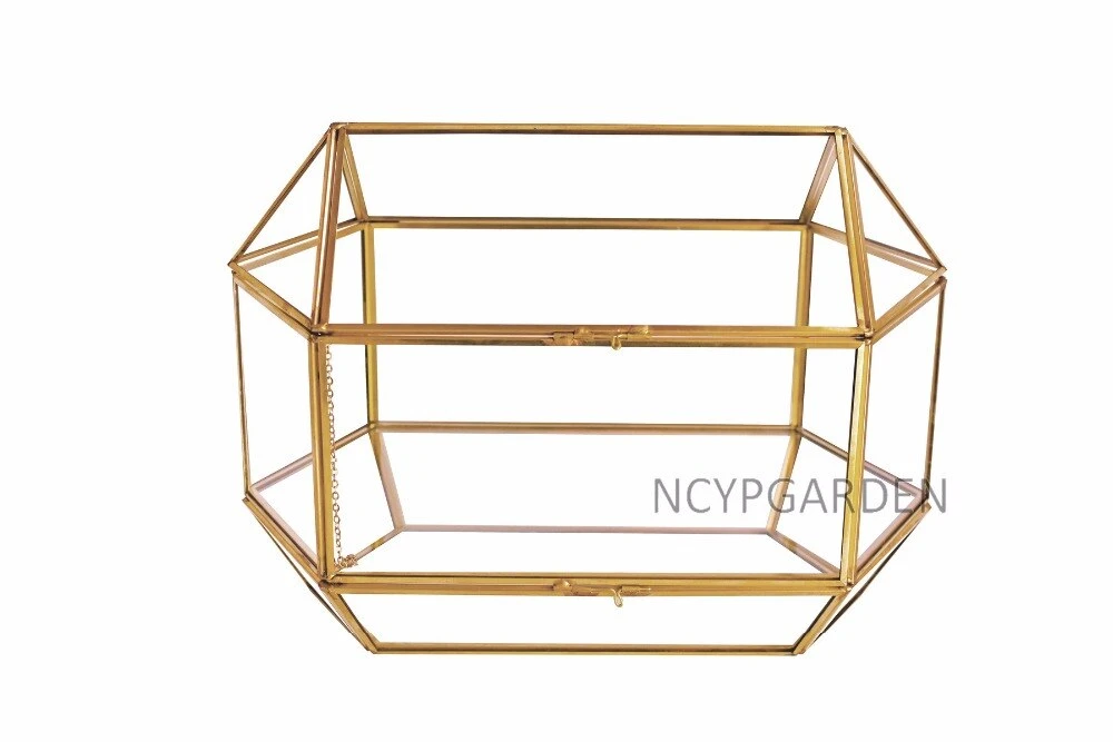 Handmade Large Geometric Glass Wedding Card Box Gift Card Box Keepsake Recipe Reception Envelope 13 Handmade Large Geometric Glass Wedding Card Box Gift Card Box Keepsake Recipe Reception Envelope - Image 11