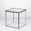 Handmade Small Square Glass Terrarium Box For Succulents Moss Jewelry Succulents -Ncyp Garden Store product image 639924305