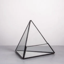 Handmade Small Pyramid Glass Geometric Terrarium For Ring Box Moss Cacti 25 Handmade Small Pyramid Glass Geometric Terrarium For Ring Box Moss Cacti -Ncyp Garden Store product image 997415099
